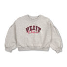 Easy Sweater Logo - Grey Melange - Petit Blush