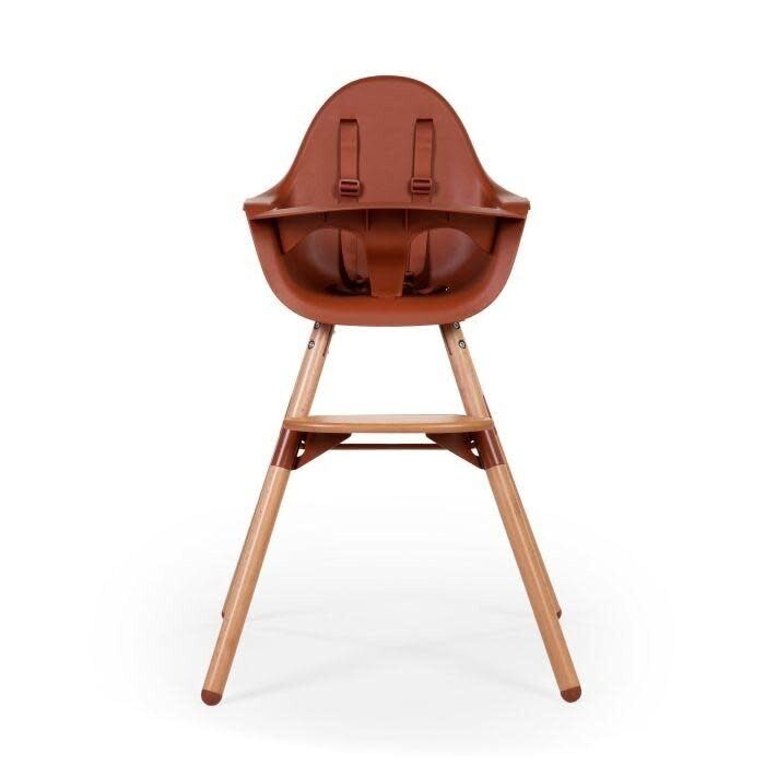 Eetstoel Evolu 2 - Naturel/Roest - Childhome