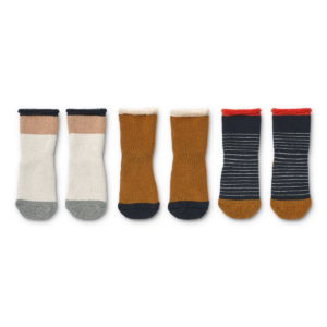Eloy Sokjes - Set van 3 - Stripe Classic navy/Sandy - Liewood