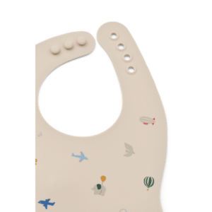 Ember Printed Bib 2-pack - Flying / Sandy - Liewood