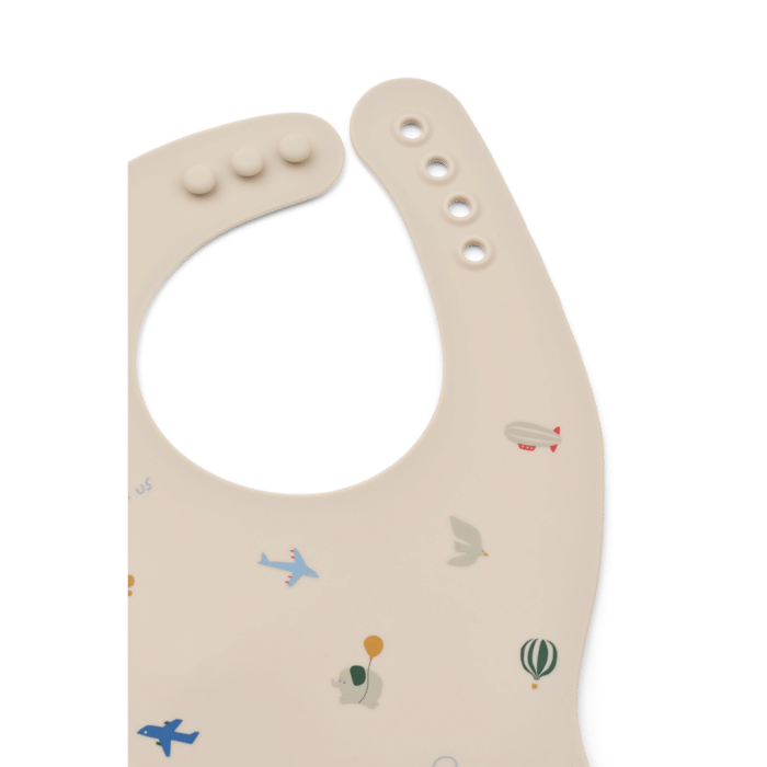 Ember Printed Bib 2-pack - Flying / Sandy - Liewood