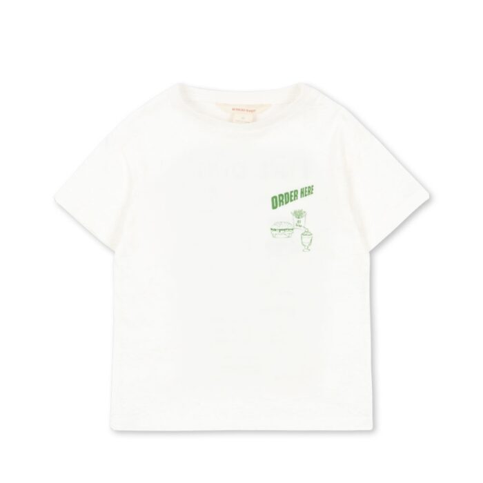 Era Tee - Off White/Fine Dining - Konges Slojd Era Tee - Off White/Fine Dining - Konges Slojd