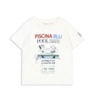 Era Tee - Off White/Piscina - Konges Slojd