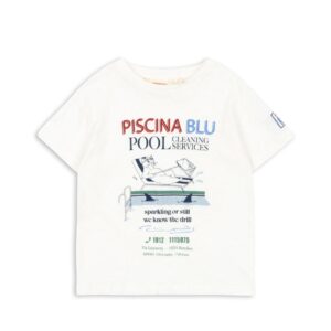 Era Tee - Off White/Piscina - Konges Slojd