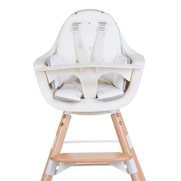 Evolu Stoelkussen - Gold Dots - Childhome