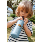 Falk Water Bottle 500 ml - Tiger / Beach blue - Liewood