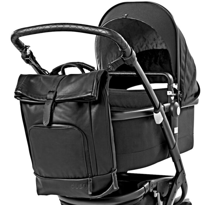 Family Bag Black - Eco Leather - Dusq