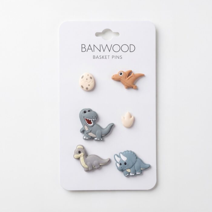 Fietsmandje Pins - Dinosaurs - Banwood