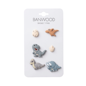Fietsmandje Pins - Dinosaurs - Banwood