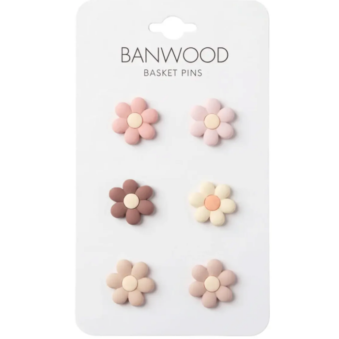 Fietsmandje Pins - Flowers - Banwood