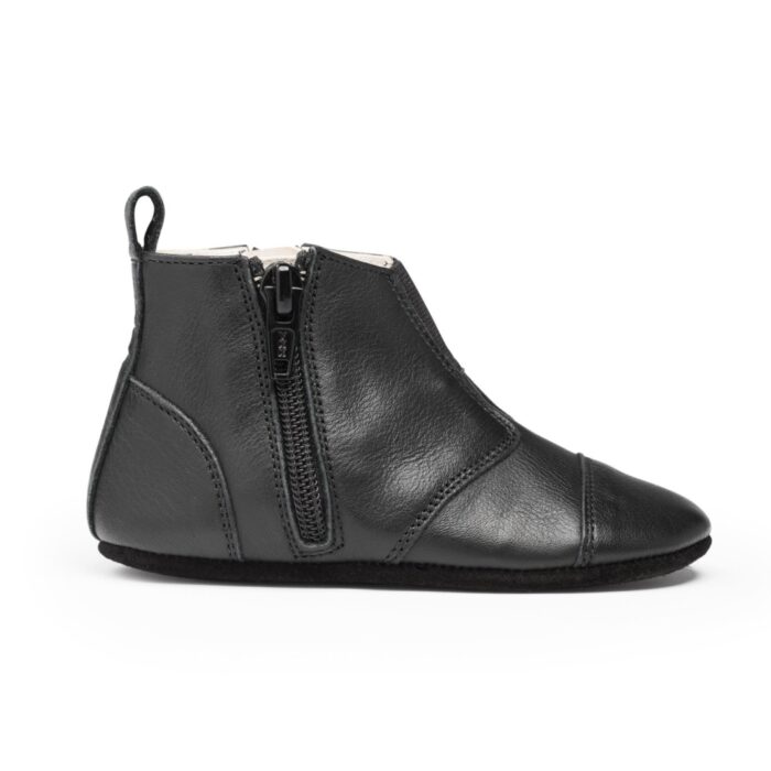 First Steps Shoe Black - Eco Leer - Dusq First Steps Shoe Black - Eco Leer - Dusq