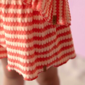 Fix Short - Coral Stripe - Nixnut