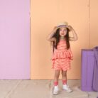 Fix Short - Coral Stripe - Nixnut