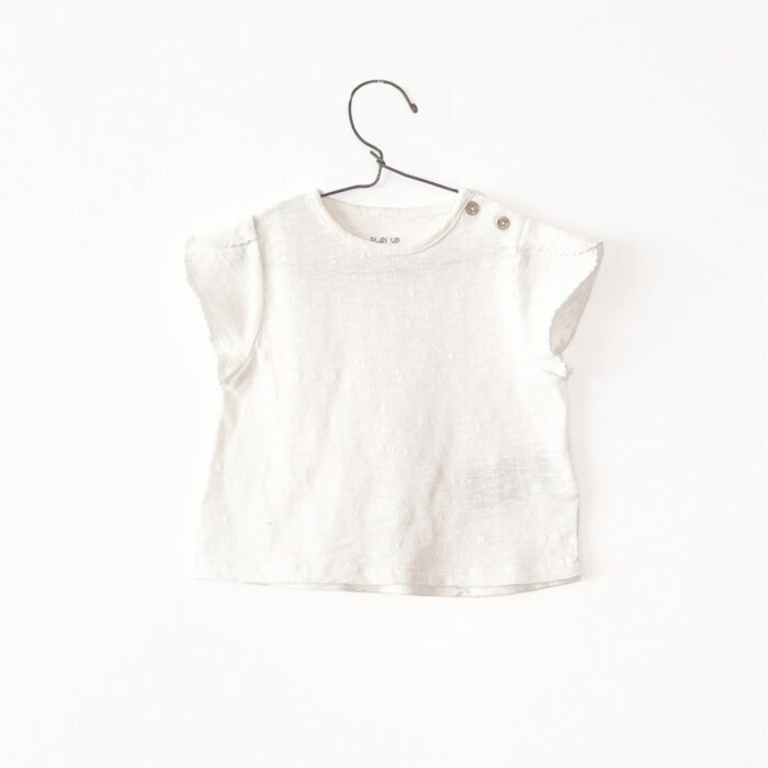 Flamé Jersey Shirt - Off-White - Play Up