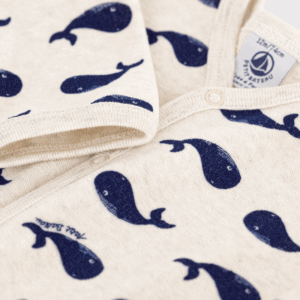 Fleece Pyjama - Walvis - Petit Bateau Fleece Pyjama - Walvis - Petit Bateau