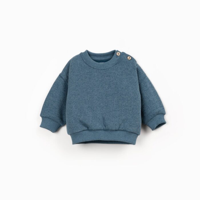 Fleece Sweater - Cyanotype - Play Up Fleece Sweater - Cyanotype - Play Up