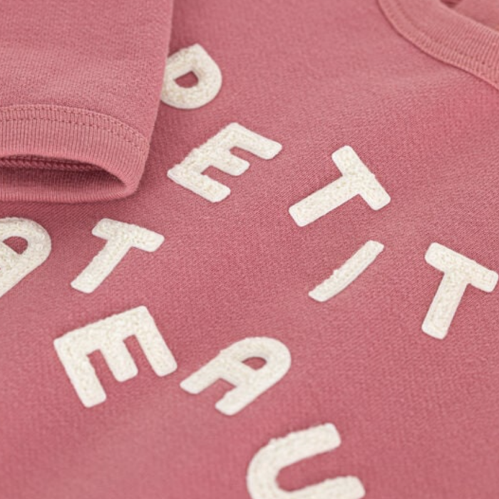 Fleece Sweatshirt - Rose - Petit Bateau