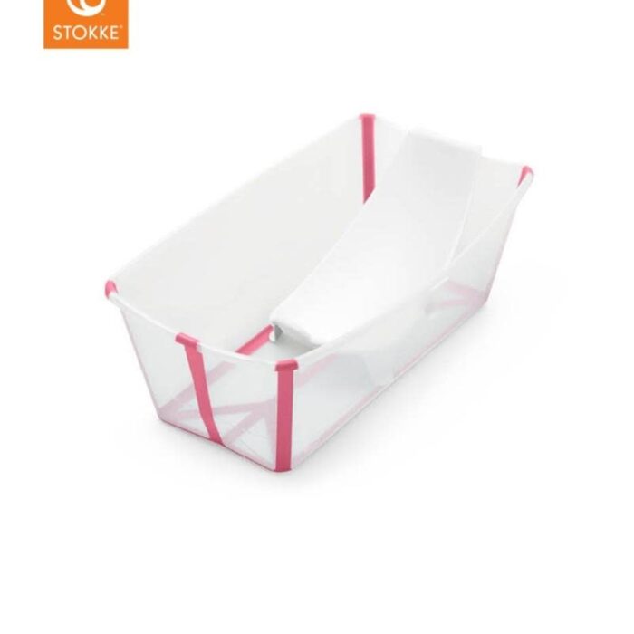 Flexi Bad Set - Transparant Pink - Stokke Flexi Bad Set - Transparant Pink - Stokke