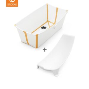 Flexi Bad Set - White Yellow - Stokke