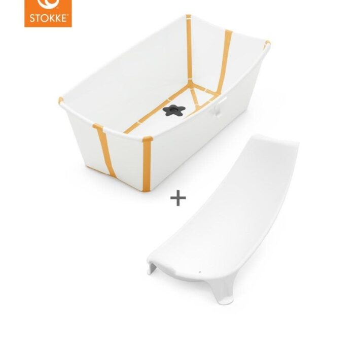 Flexi Bad Set - White Yellow - Stokke Flexi Bad Set - White Yellow - Stokke