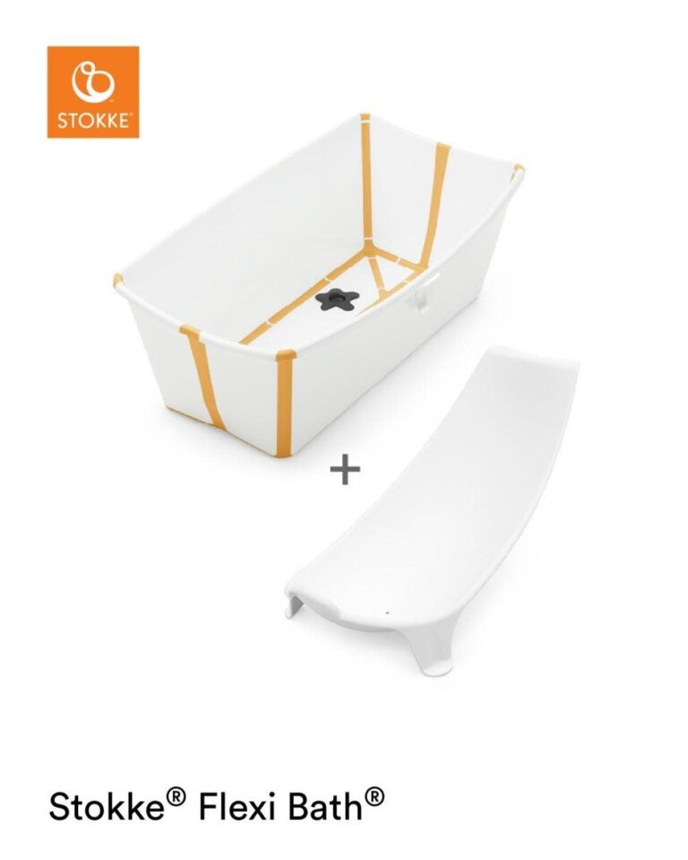 Flexi Bad Set - White Yellow - Stokke