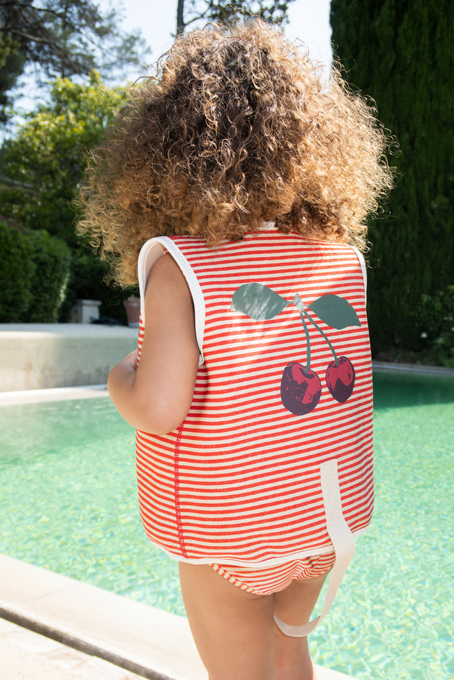 Float Vest Frill - Glitter Stripe - Konges Slojd Float Vest Frill - Glitter Stripe - Konges Slojd