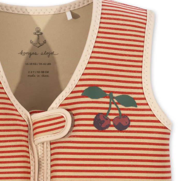 Float Vest Frill - Glitter Stripe - Konges Slojd Float Vest Frill - Glitter Stripe - Konges Slojd