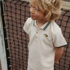 Florian Shorts Gots - Antique White/Green - Konges Slojd