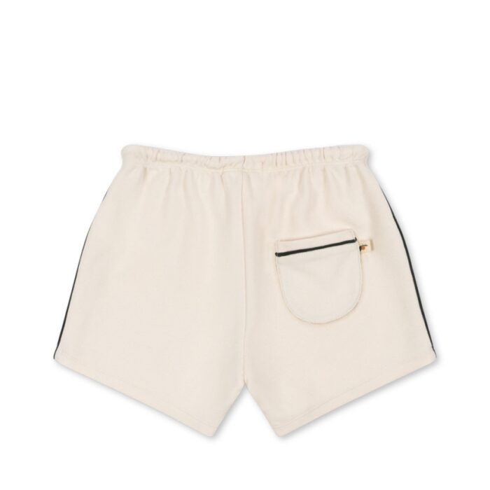 Florian Shorts Gots - Antique White/Green - Konges Slojd Florian Shorts Gots - Antique White/Green - Konges Slojd