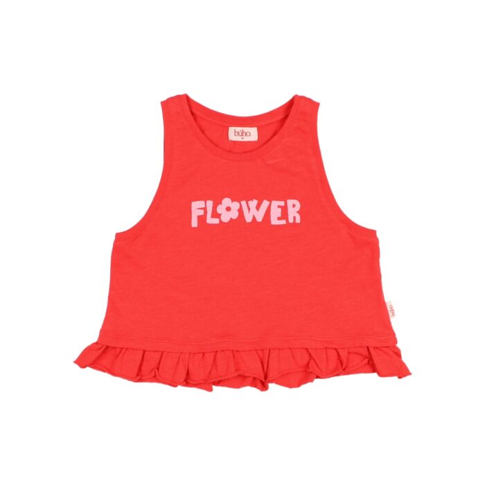 Flower Top - Coral - Buho Flower Top - Coral - Buho
