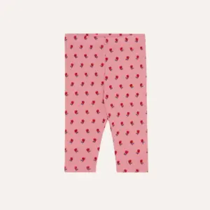 Flowers Pink Baby Leggings - Pink - The Campamento