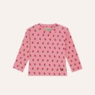 Flowers Pink Baby Tshirt - Pink - The Campamento
