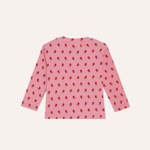 Flowers Pink Baby Tshirt - Pink - The Campamento Flowers Pink Baby Tshirt - Pink - The Campamento