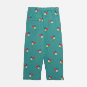 Flowers all over straight sweatpants - Green - Weekend House Kids