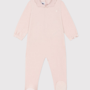 Fluwelen Babypyjama - Rose - Petit Bateau