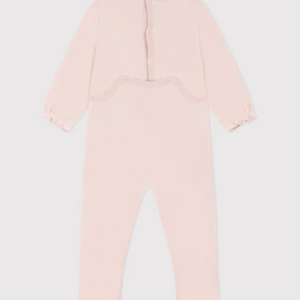 Fluwelen Babypyjama - Rose - Petit Bateau
