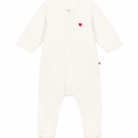 Fluwelen Bodyjama - Hartje - Petit Bateau