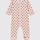 Fluwelen Pyjama - Bloemenprint - Petit Bateau