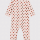 Fluwelen Pyjama - Bloemenprint - Petit Bateau