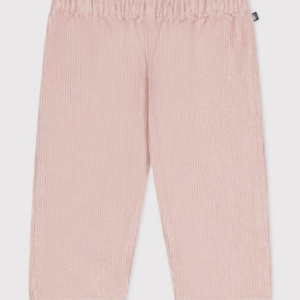 Fluwelen broekje - Rose - Petit Bateau