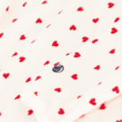 Fluwelen pyjama - Hartjes - Petit Bateau