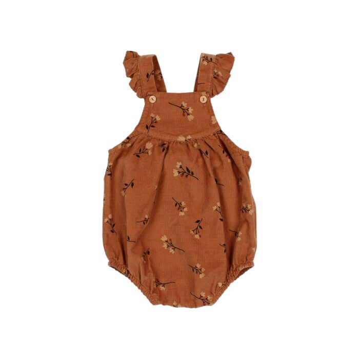 Folk Romper - Toffee - Buho Mini Folk Romper - Toffee - Buho Mini