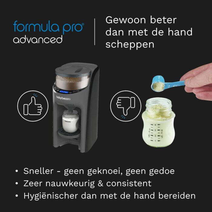 Formula Pro Advanced - flesvoeding apparaat - Anthracite - Baby Brezza