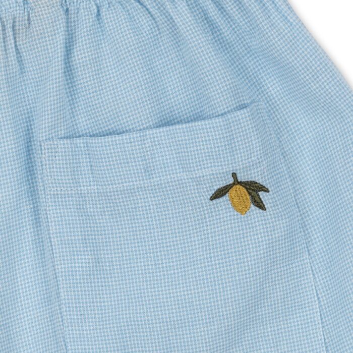 Fran Shorts - Blue Check - Konges Slojd Fran Shorts - Blue Check - Konges Slojd