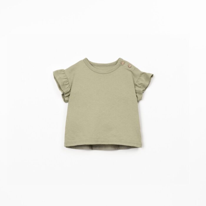 Frill Shirt - Sage - Play Up Frill Shirt - Sage - Play Up