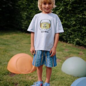 Funky Headphones T-Shirt Sterling Blue - Daily Brat