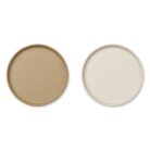 Gabriel Plate - 2p - Oat/Sandy - Liewood