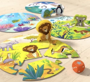 Game meets Puzzle - Waar wonen de leeuw en zijn dierenvriendjes? - Haba Game meets Puzzle - Waar wonen de leeuw en zijn dierenvriendjes? - Haba