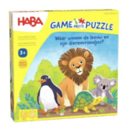 Game meets Puzzle - Waar wonen de leeuw en zijn dierenvriendjes? - Haba