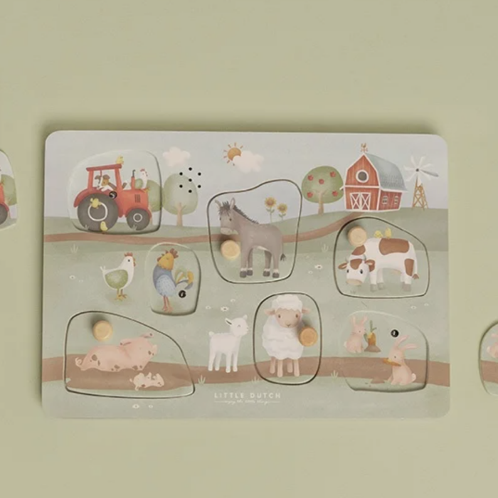 Geluidenpuzzel - Little Farm - Little Dutch